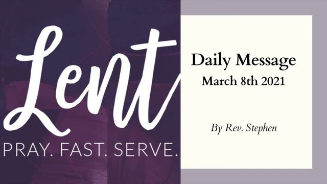 Daily Message - March 8 2021 смотреть онлайн