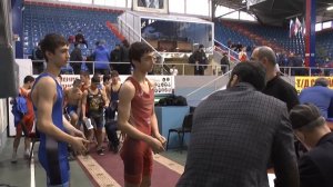 Процедура взвешивания борцов.Хасавюрт 12.01.2020 год.