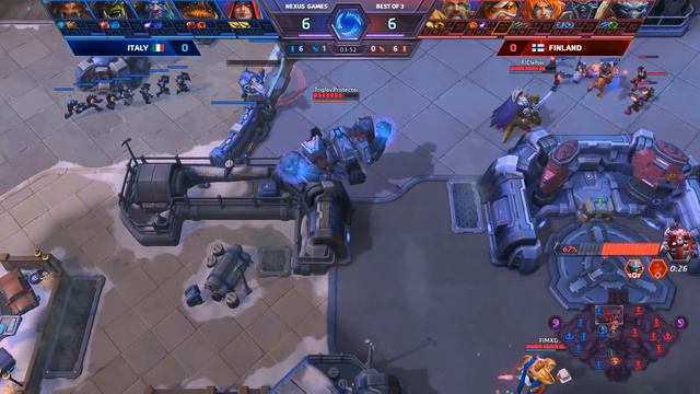 Nexus Games Europe - Group A Match 1 – Finland vs. Italy - Game 1 смотреть онлайн