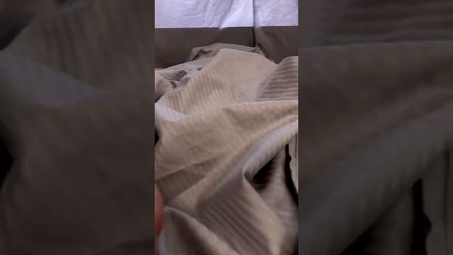 Пошив светло-серого комплекта из страйп-сатина смотреть онлайн