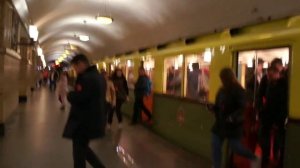 Поездка на вагоне типа А на ночной экскурсии 23.04.22 #метро #мосметро #экскурсия