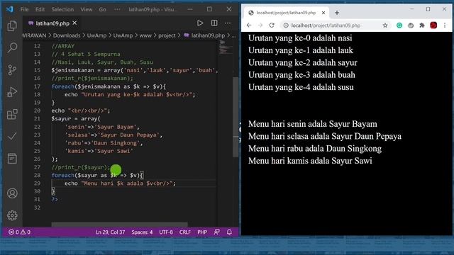 Belajar Tentang Array di PHP | 12. PHP & MySQL смотреть онлайн