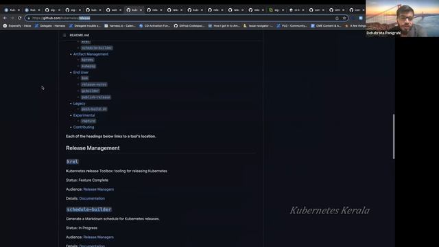Kubernetes Release Process |Kubernetes Kerala Meetup| September 2022 |by Debabratha