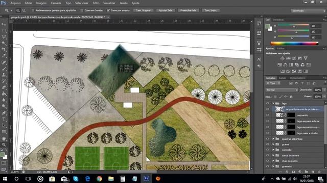 Implantação Urbanismo no Adobe Photoshop CS6 смотреть онлайн