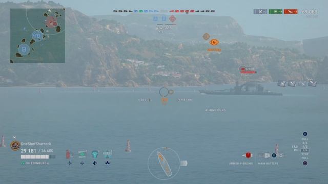 World of Warships: Legends PS5 Edinburgh Solo Warrior смотреть онлайн