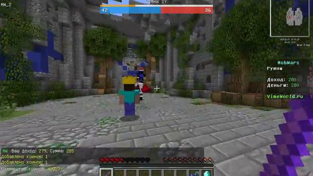 [Minecraft] Мини Игра Mob Wars #63 И шо воны нам сделают смотреть онлайн