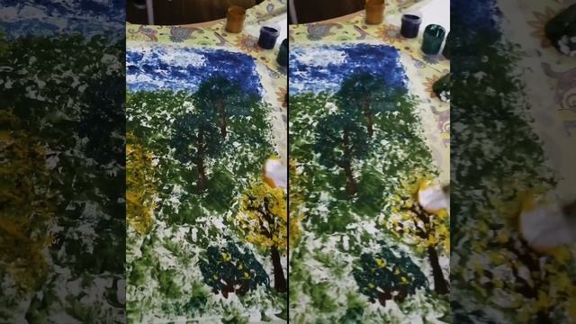 Креативное рисование "Осень" смотреть онлайн