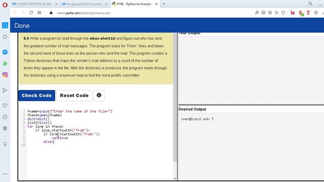 PYTHON DATA STRUCTURE(Assignment-9.4) смотреть онлайн
