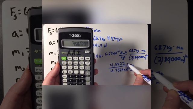 Mass of planet, given acceleration смотреть онлайн