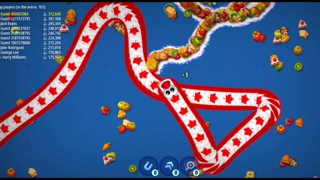 "Worms Zone io ? Highest Score With Biggest Snake Ever" Best Gameplay | Snake Game | Saamp Wala Gam смотреть онлайн