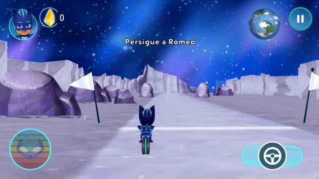 PJ Masks: Racing Heroes 🦎 Pickup Power Cells To Activate Amulet Power!