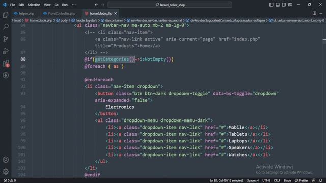 Laravel 10 Ecommerce Project | #18 Dynamic Home Page | Frontend | PHP Tech Life Hindi смотреть онлайн