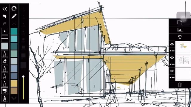 Morpholio Trace Apps / Quick sketch practice. смотреть онлайн