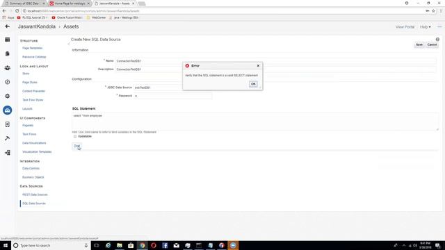SQL Data Source | Oracle Webcenter Portal Online Training | Demo session at 365 Online смотреть онлайн