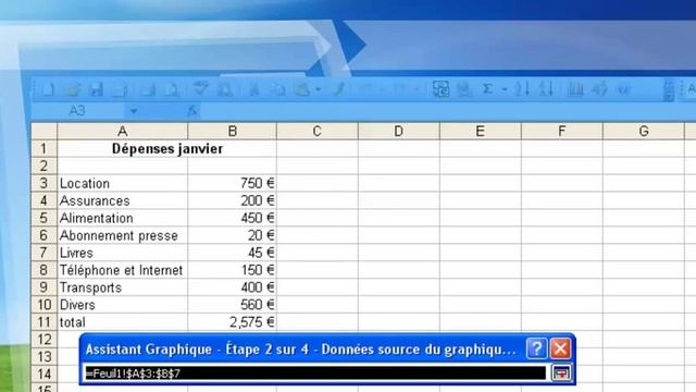 Comment réaliser un graphique avec Excel 2003 смотреть онлайн