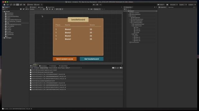 Design online leaderboard in Unity! - Unity scoreboard UI tutorial смотреть онлайн