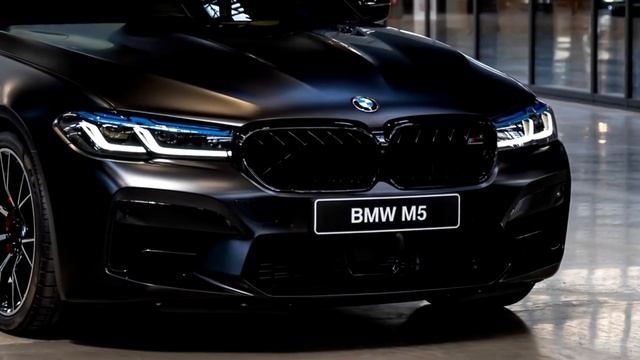 BMW M5 F90 2022 Competition в цвете Frozen Black!!! смотреть онлайн