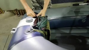 Якорь на надувной лодке ПВХ