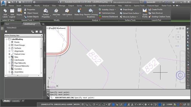 Controlling the Masking Applied to Civil 3D Contour Labels смотреть онлайн