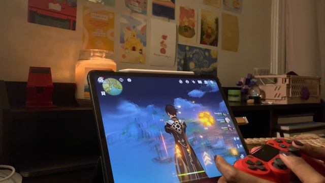 🌙 Game Night 🎮 | Learning to play Genshin Impact with a controller. смотреть онлайн