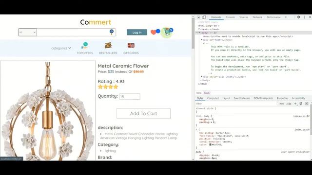 Online Store in React.js and Redux -- Source-code in description смотреть онлайн