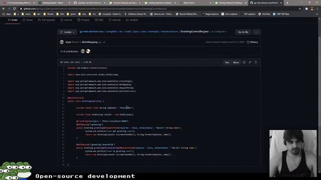 Open-source development (React.js + Spring Data Rest) смотреть онлайн