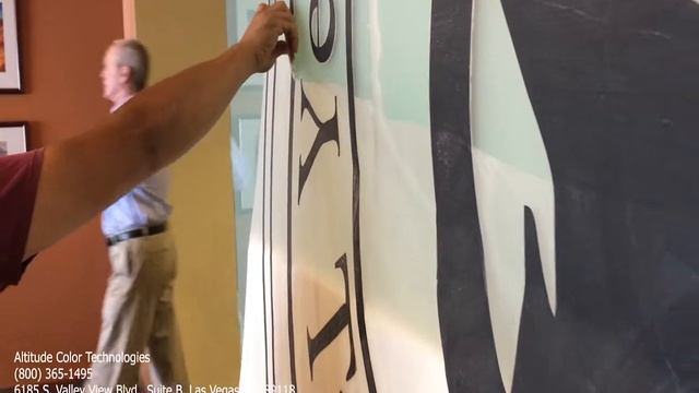 Altitude Color - Large Cut Vinyl Installation смотреть онлайн