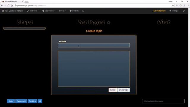Create City Forum Topic - Game Changer смотреть онлайн