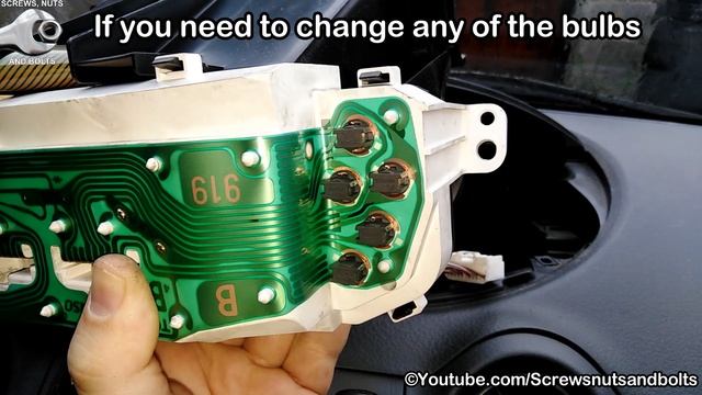 Removing The Instrument Panel (Speedometer) On A Toyota Yaris