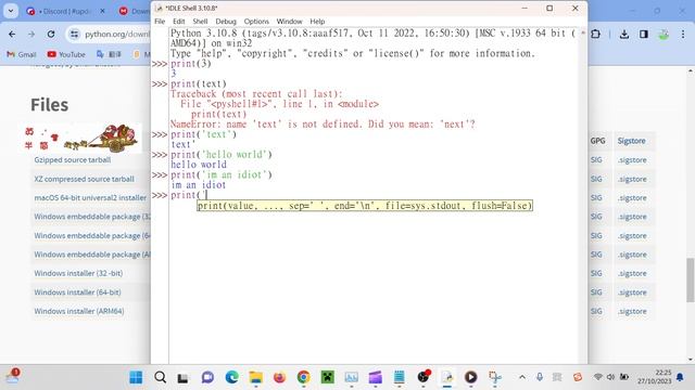 Python with SCPHJ #1 - installing python, pirnt(), variables and input()! смотреть онлайн