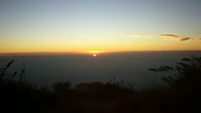 Sun Rise From Sendang Drajat, Mt. Lawu East Java, Indonesia смотреть онлайн