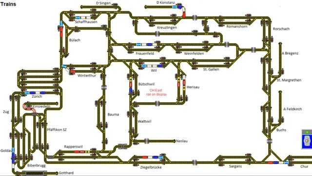 4 Region CH East: rail on display layout 4/7 смотреть онлайн