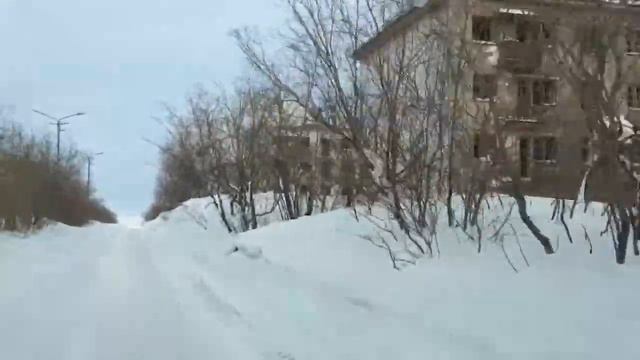 Воркута ,посёлок заполярный, заброшенная его часть смотреть онлайн