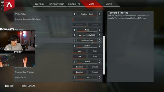 IITZTIMMY NEW APEX LEGENDS SETTINGS SEASON 14 смотреть онлайн