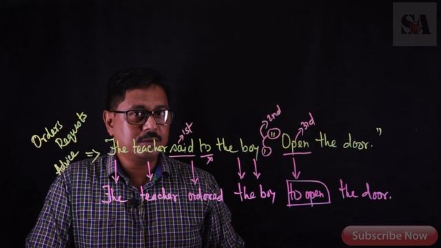 How to change Narration of Imperative Sentences- by Study At Amar Class смотреть онлайн