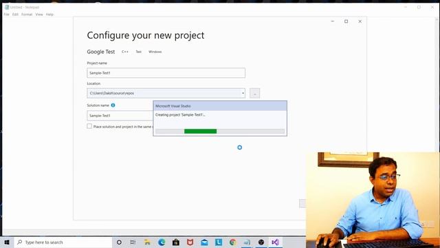 Google Test - gtest setup for unit testing in C++ on windows 10 Using Visual Studio смотреть онлайн