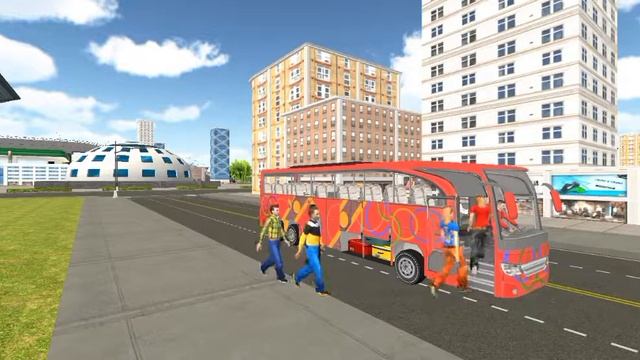 Brand new Bus ( city bus driving bus game 3d ) #1mission full gameplay video смотреть онлайн