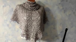 ШИКАРНАЯ ШАЛЬ крючком. Подробный м.к. для начинающих.