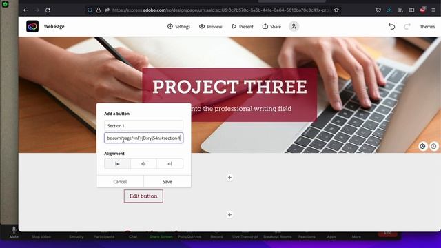 Creating Links Within an Adobe Express Page смотреть онлайн