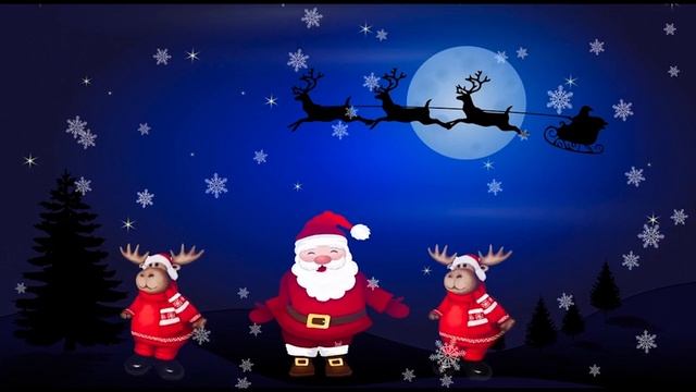 ?ФУТАЖ. САНТА КЛАУС И ОЛЕНИ ТАНЦУЮТ!РОЖДЕСТВЕНСКАЯ МЕЛОДИЯ?МОНТАЖ ВИДЕО.SANTA CLAUS REINDEER DANCIN смотреть онлайн