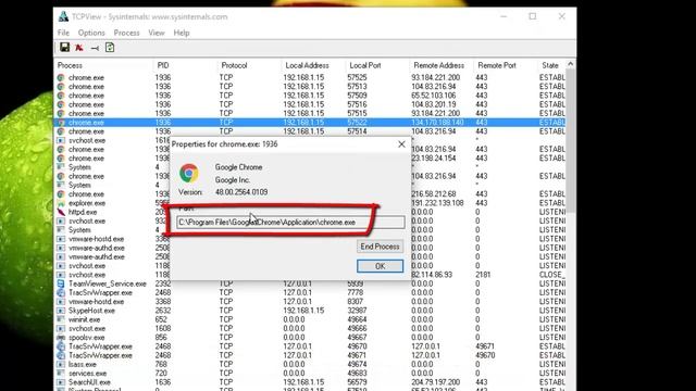 TCPView - Monitor The Network Activity On Your Local Computer.