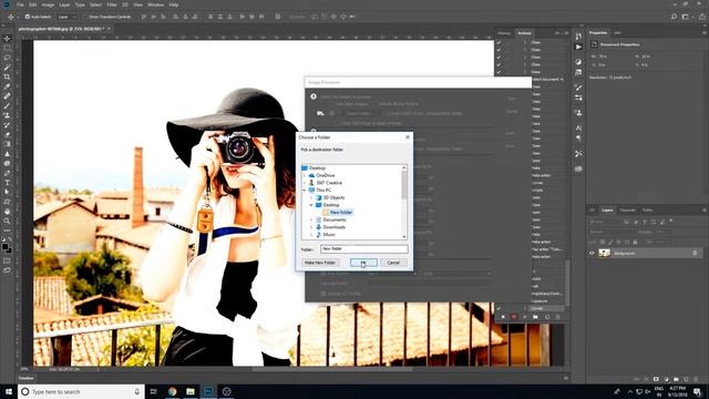 Photoshop Hindi Tutorials ll Lecture 33 || Image Processor/Delete All Empty Layers (हिंदी में ) смотреть онлайн