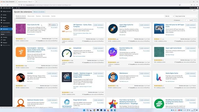 Supprimer le Cache dans WordPress ! смотреть онлайн