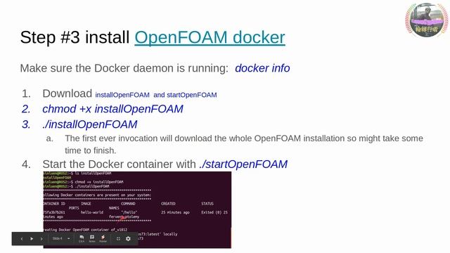 [CFD]OpenFOAM Installation From Docker Step by step in Ubuntu 18.04LTS / 免費CFD軟體OpenFOAM Docker無痛安裝 смотреть онлайн