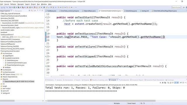 Selenium Framework - Basic- 14. Add screenshot of failed tests in extent report смотреть онлайн