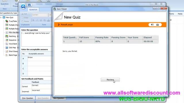 Wondershare QuizCreator - Create simple flash based quizzes and surveys in munites смотреть онлайн
