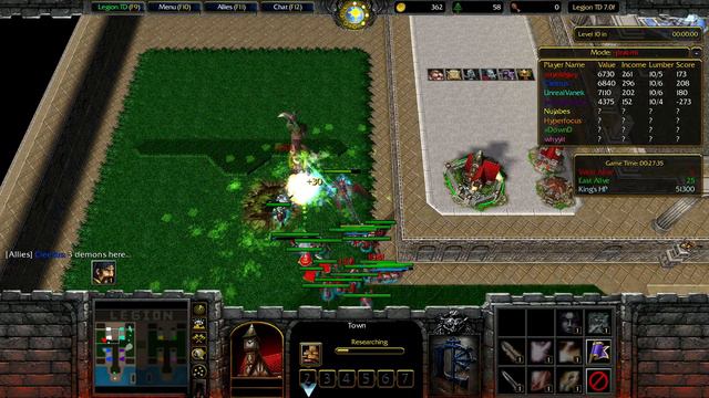 Warcraft 3 Legion TD 7.0f | 40k Lumber Send смотреть онлайн