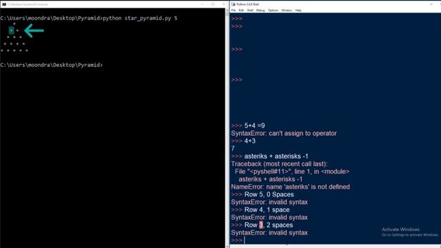 Python Exercises (beginner): Triangle Pattern programs in Python #3 смотреть онлайн