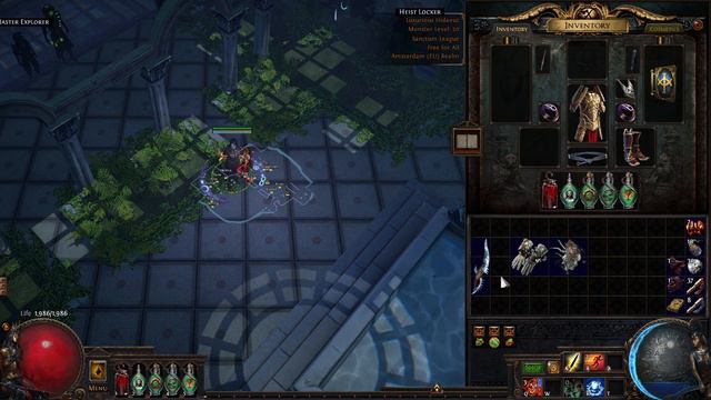 Magic Finder on Ecstasy With Arakaali's Fang Necromancer Kamikaze Path of Exile 3.20 смотреть онлайн