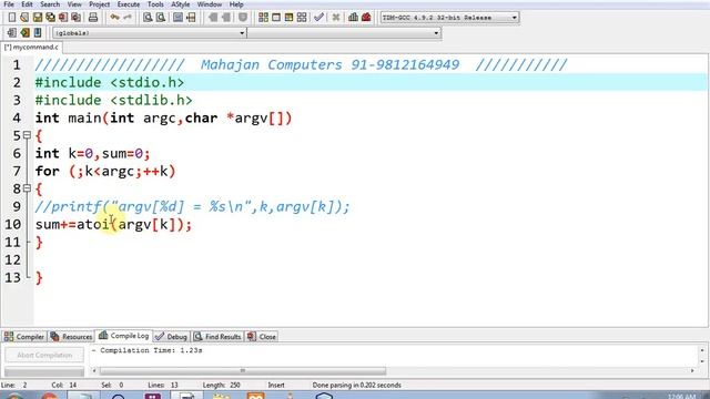 Command Line Arguments by Anand Mahajan, Mahajan Computers, Kurukshetra Part - 3 смотреть онлайн